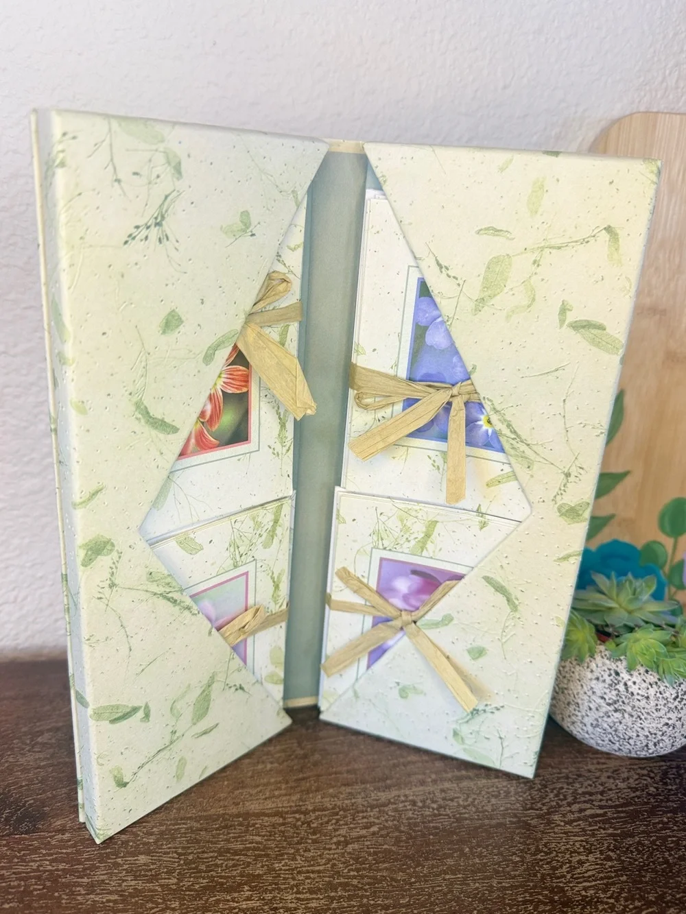 Botanical Blank Note Card Set (4 Packs)